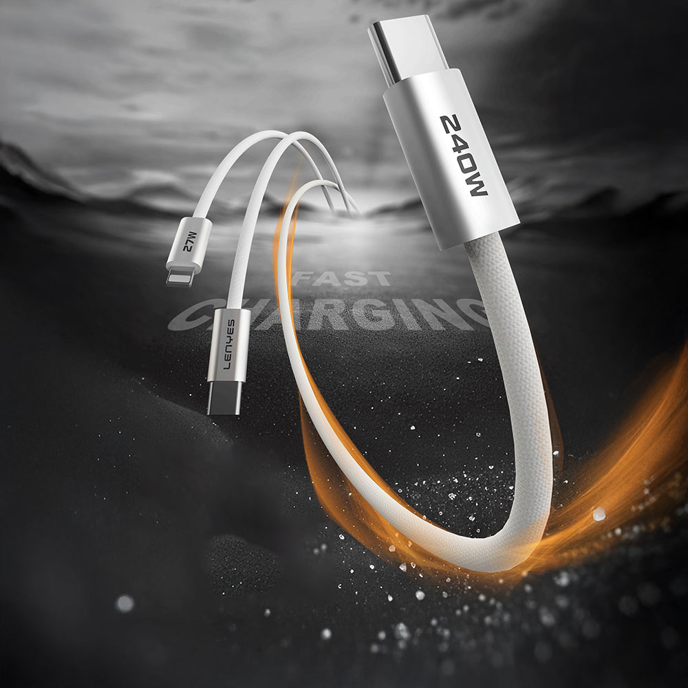 Lenyes LC550 Type-C to Type-C Hızlı Şarj Özellikli Data ve Şarj Kablosu 240W 1M