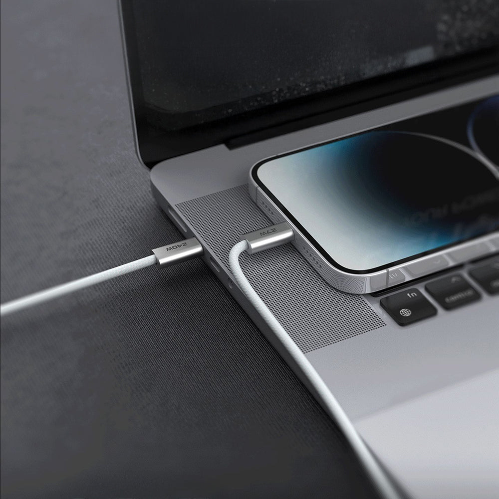 Lenyes LC551 Type-C to Lightning Hızlı Şarj Özellikli Data ve Şarj Kablosu 27W 1M