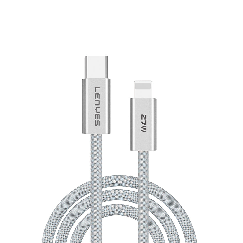 Lenyes LC551 Type-C to Lightning Hızlı Şarj Özellikli Data ve Şarj Kablosu 27W 1M