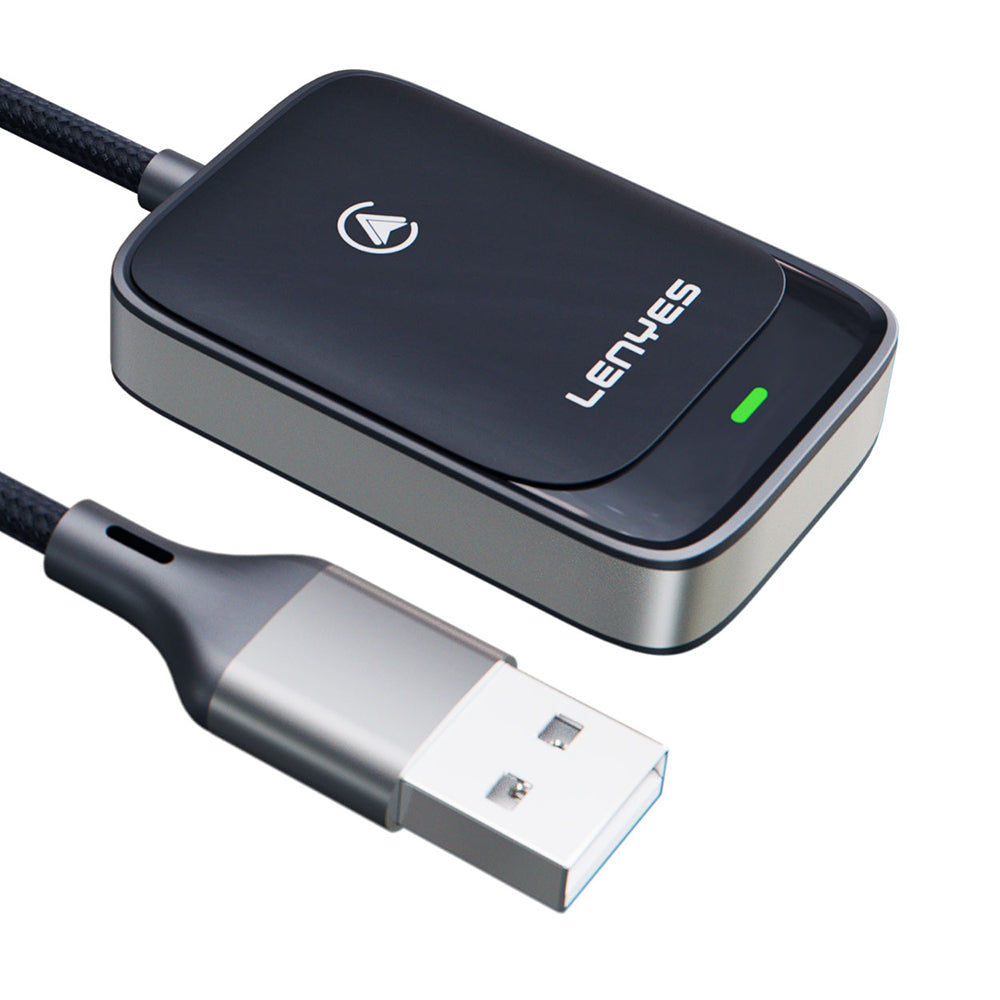 Lenyes LCP03 Android Auto Destekli CarPlay USB Bluetooth 5.0 Wireless Transmitter Adaptör
