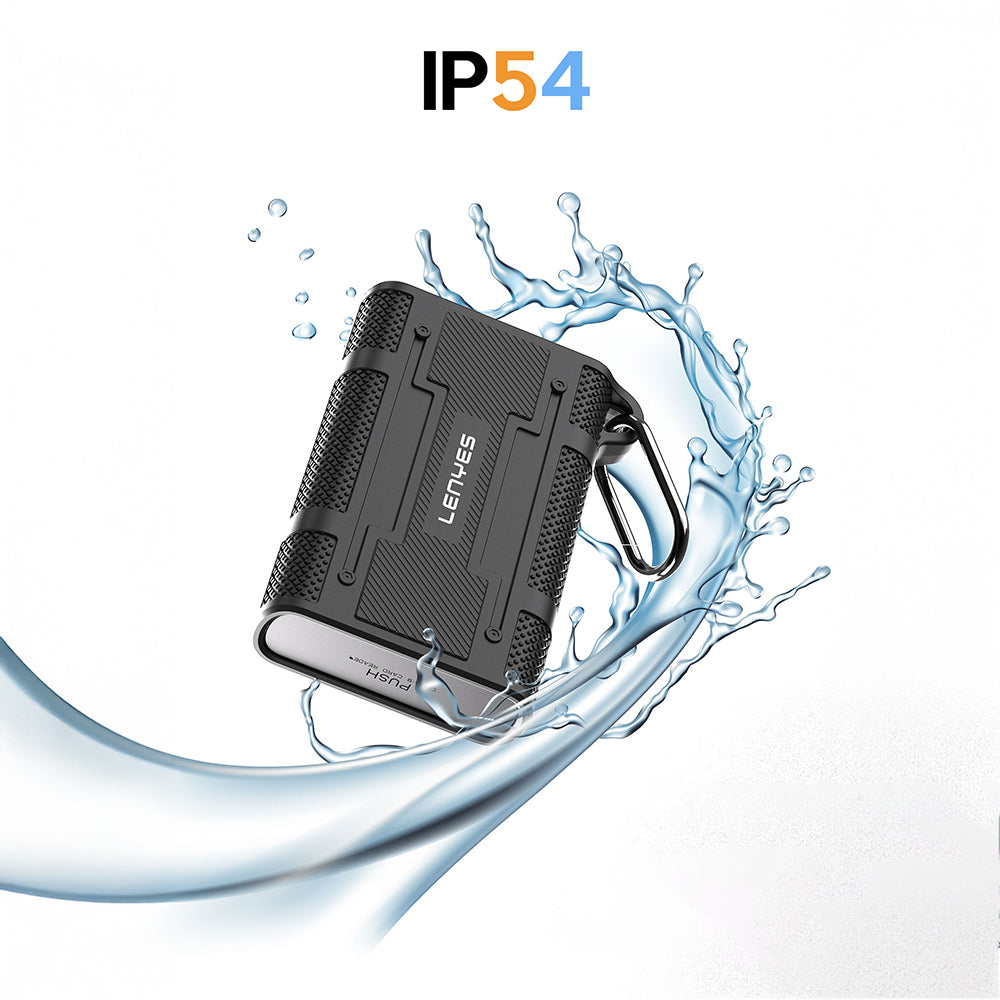 Lenyes LCR04 Type-C Kablolu Su Geçirmez Çoklu Kart Depolama ve Okuyucu Kutusu 10 Gbps