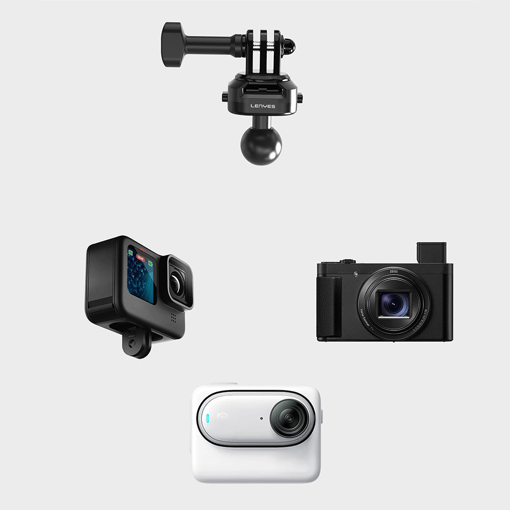 Lenyes LCT103 Bisiklet ve Motosiklet Aksiyon Kamera Tutucu