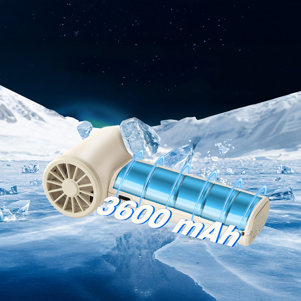 Lenyes LHF19 Dijital LED Göstergeli Yüksek Hızlı Portatif Soğutucu El Fanı