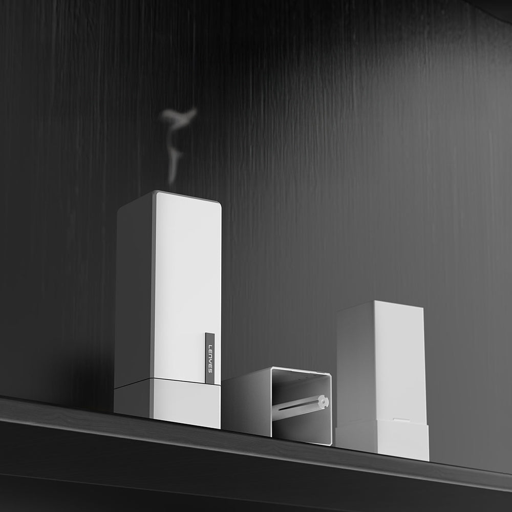 Lenyes LHU02 Küp Tipi RGB Atmosfer Işıklı Nano Sprey Sessiz Hava Nemlendirici