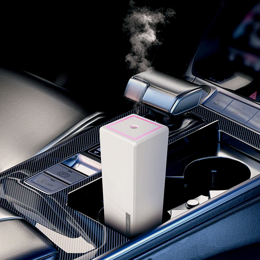 Lenyes LHU02 Küp Tipi RGB Atmosfer Işıklı Nano Sprey Sessiz Hava Nemlendirici