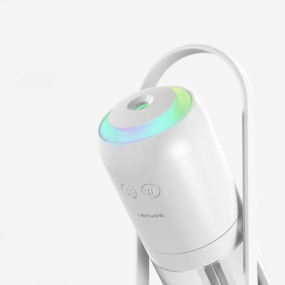 Lenyes LHU04 Kum Saati Tipi 360 Derece Dönebilen RGB Atmosfer Işıklı Sessiz Hava Nemlendirici