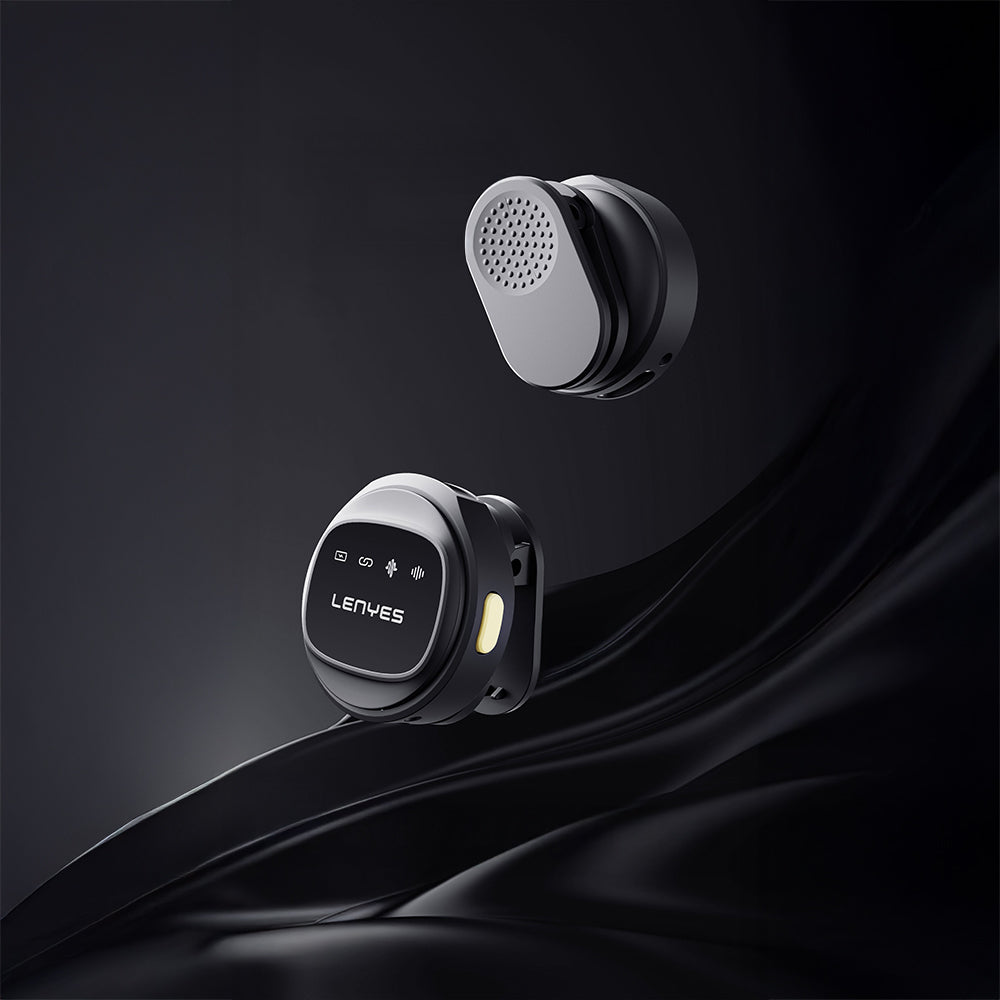 Lenyes LM204-TC Type-C Şarj Portlu Akıllı Gürültü Engelleyicili Type-C Bağlantılı Kablosuz Yaka Mikrofonu