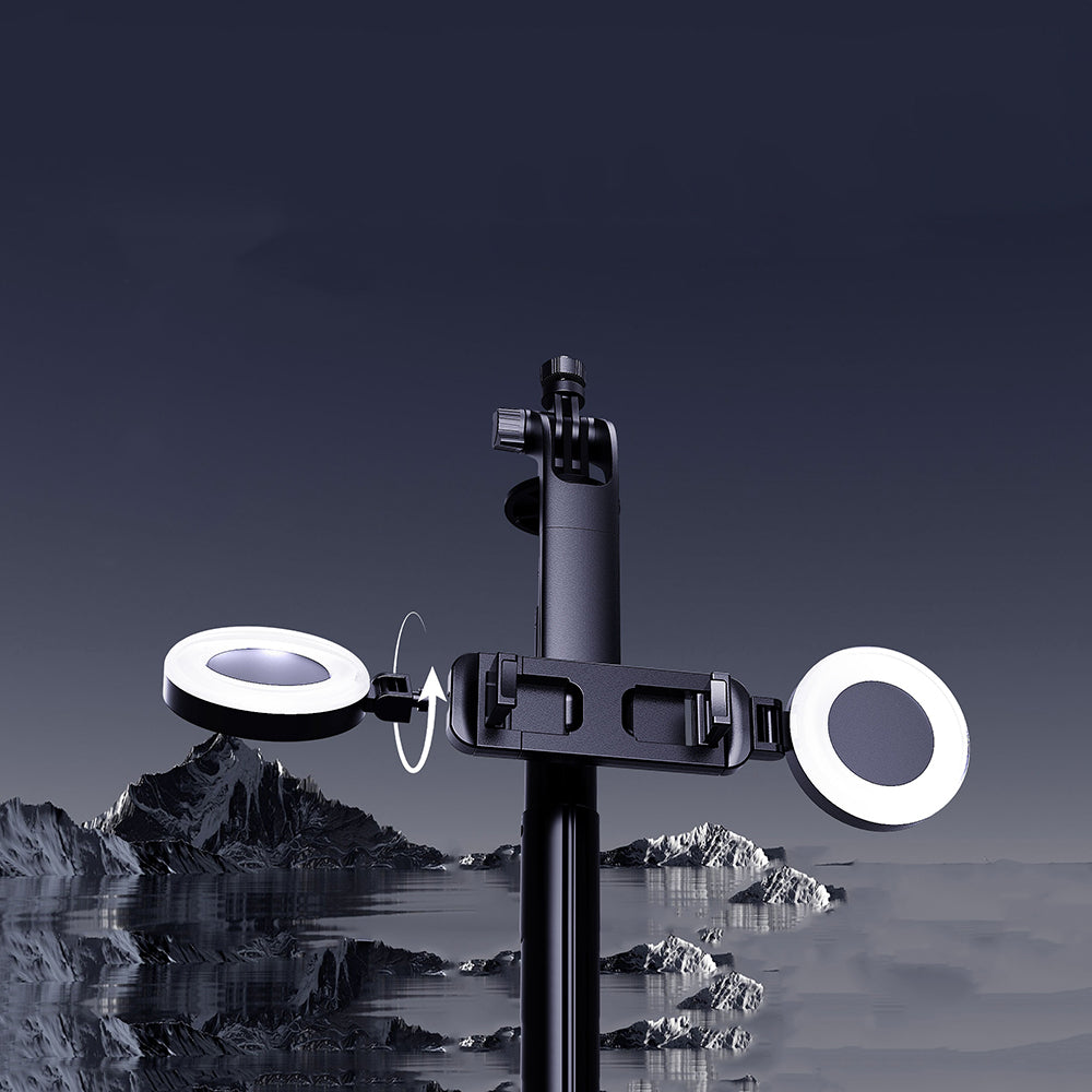 Lenyes LPH120 Uzaktan Kumandalı Çok Fonksiyonlu Sabitleyici Ekranlı Tripod ve Selfie Çubuğu