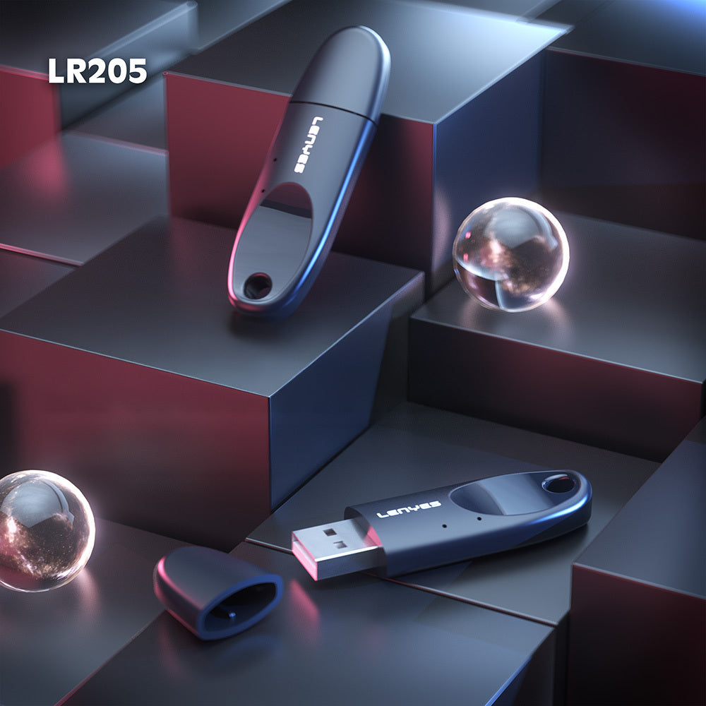 Lenyes LR205 USB Bluetooth 5.1 Class 2 Wireless Transmitter Adaptör