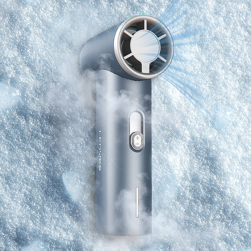 Lenyes LTF01 Dijital LED Göstergeli 3 Kademeli Portatif Soğutucu El Fanı