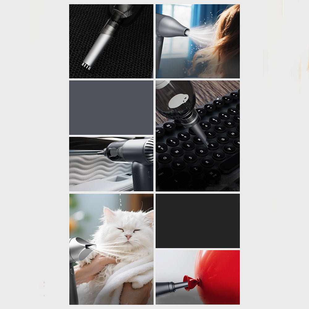 Lenyes LTF02 Dijital LED Göstergeli 4 Kademeli Çok Fonksiyonlu Turbo El Fanı