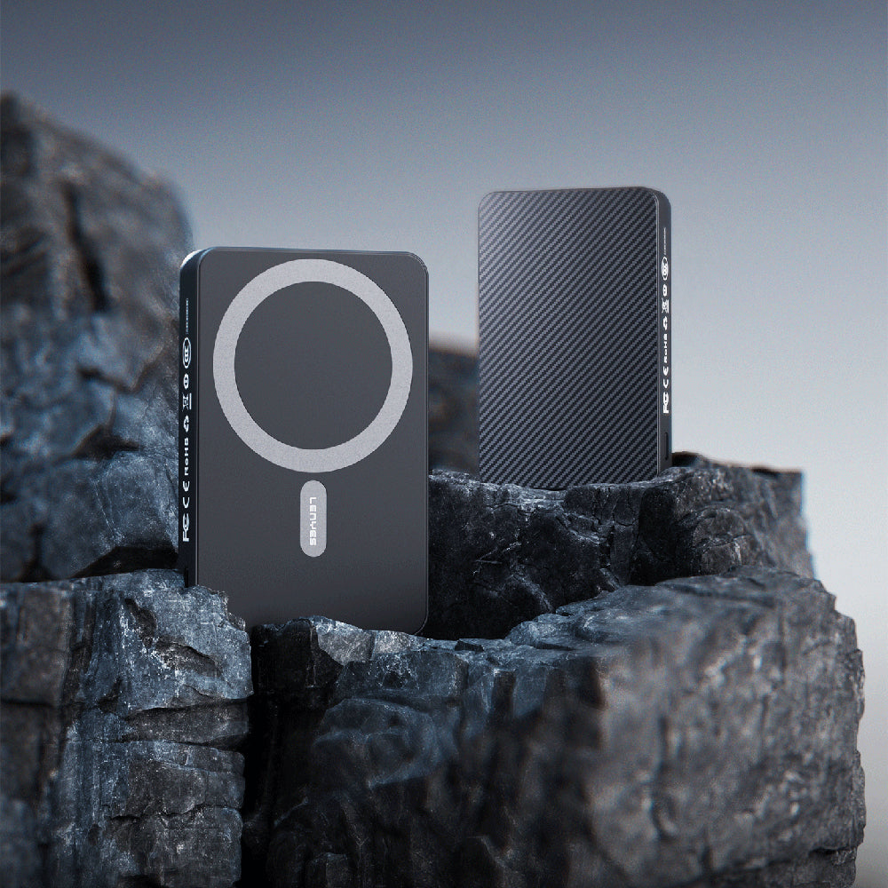 Lenyes P32-1 M-safe Şarj Özellikli Aramid Fiber Powerbank 15W 10000mAh