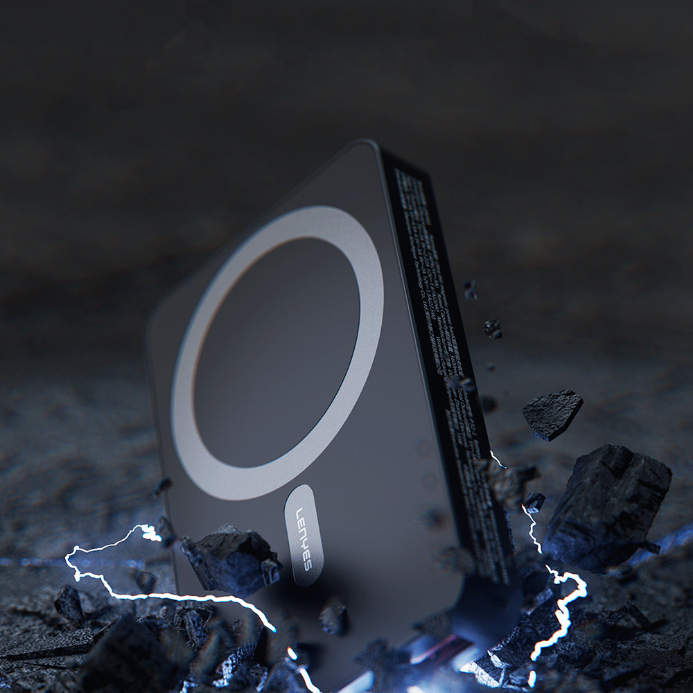 Lenyes P32-1 M-safe Şarj Özellikli Aramid Fiber Powerbank 15W 10000mAh