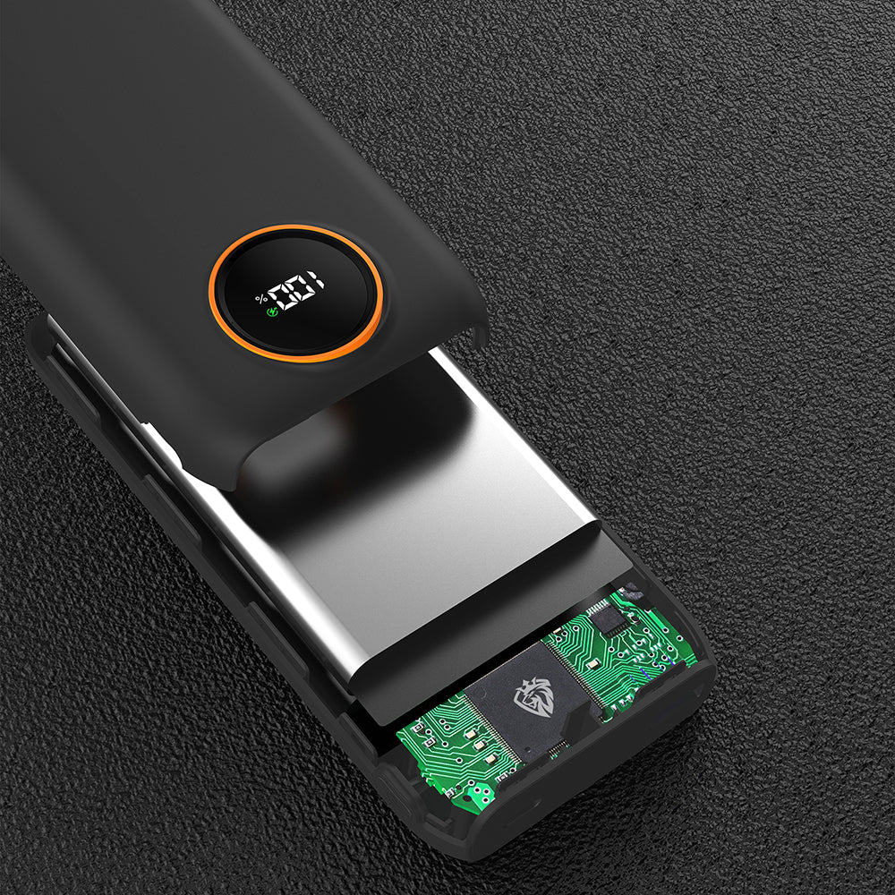 Lenyes P852L Dijital LED Göstergeli Type-C ve Lightning Kablolu Powerbank 22.5W 20000mAh