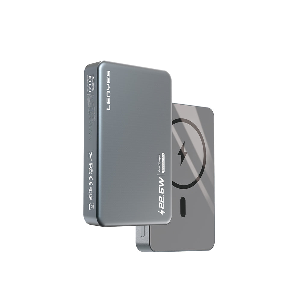 Lenyes PW119D PD 20W Ultra İnce Hızlı Şarj Özellikli Wireless Powerbank 15W 10.000mAh