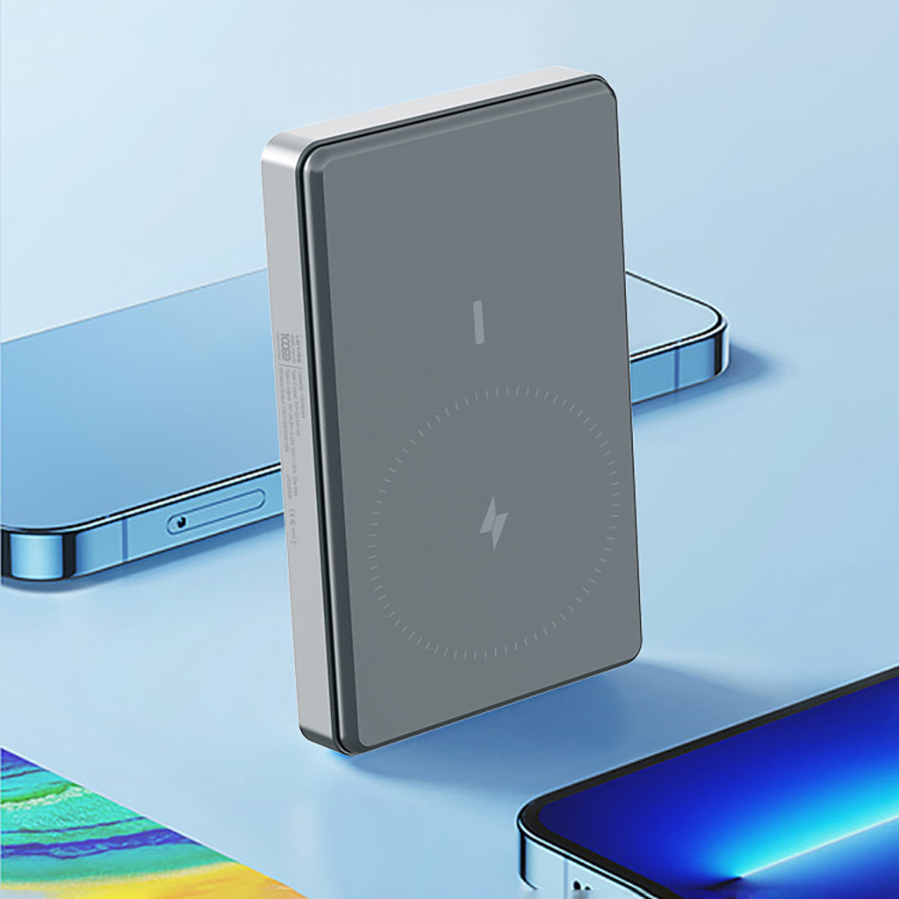 Lenyes PW137D 20W Ultra İnce Dijital LED Ekranlı Wireless Powerbank 15W 10000mAh