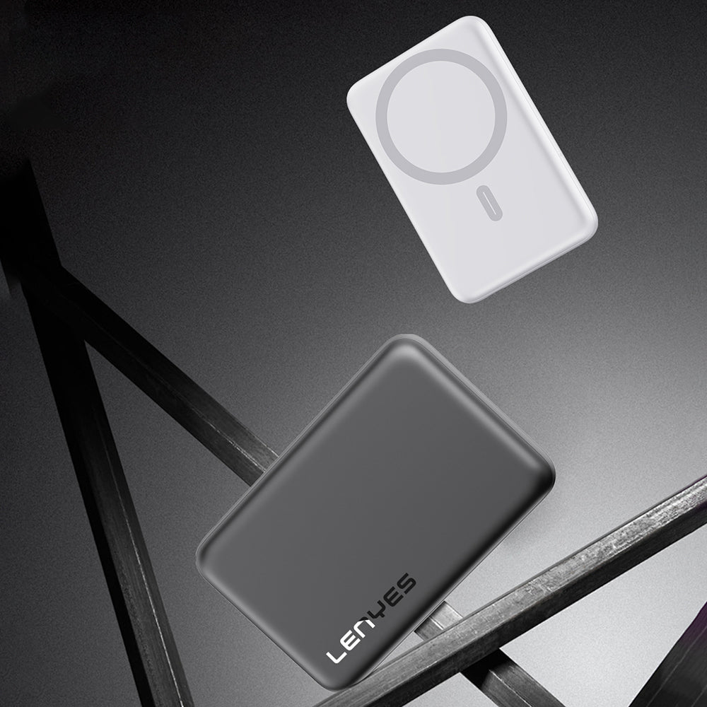 Lenyes PW139D PD 20W Ultra İnce Hızlı Şarj Özellikli Wireless Powerbank 15W 10000mAh