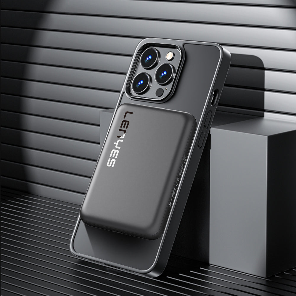 Lenyes PW139D PD 20W Ultra İnce Hızlı Şarj Özellikli Wireless Powerbank 15W 10000mAh