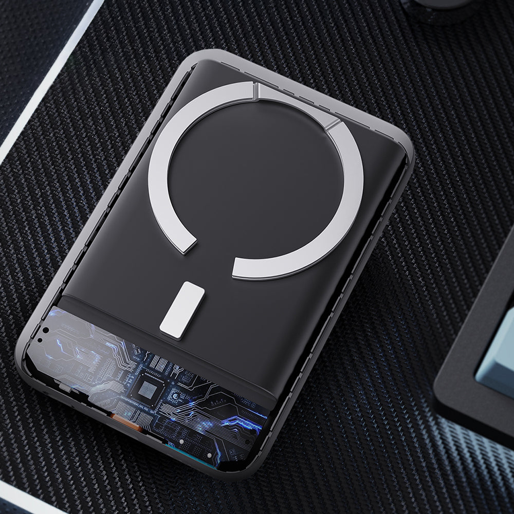 Lenyes PW139D PD 20W Ultra İnce Hızlı Şarj Özellikli Wireless Powerbank 15W 10000mAh