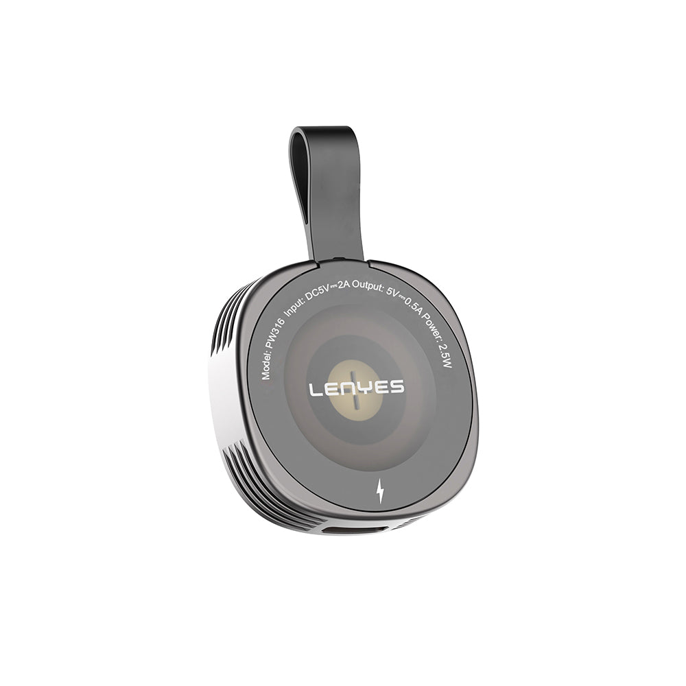 Lenyes PW316 Akıllı Saat Mini Wireless Magnetik Şarj Aleti 2.5W