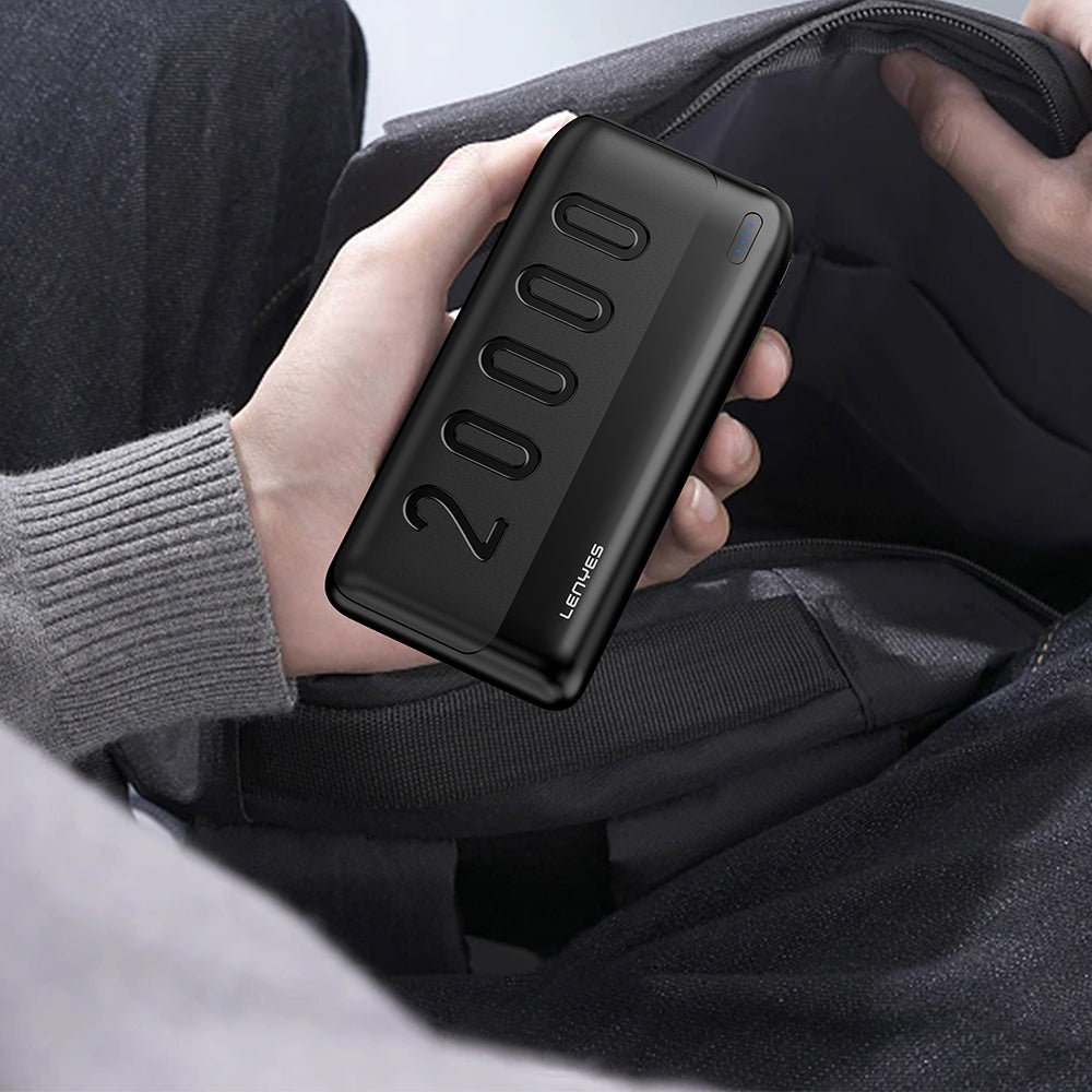 Lenyes PX235P Led Işık Göstergeli Taşınabilir Powerbank 10W 20000mAh
