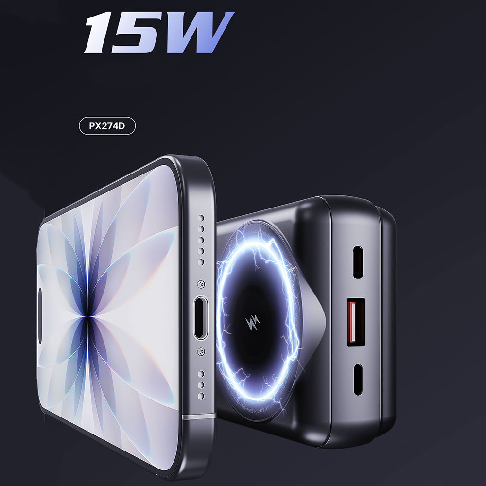 Lenyes PX274D PD 22.5W Standlı M-safe Şarj Özellikli Wireless Powerbank 15W 20000mAh