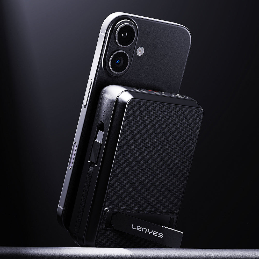 Lenyes PX274D PD 22.5W Standlı M-safe Şarj Özellikli Wireless Powerbank 15W 20000mAh