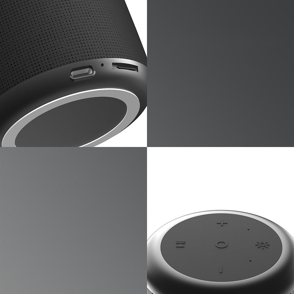 Lenyes S217 RGB Işıklı Karaoke Mikrofonlu Bluetooth Speaker Hoparlör v5.3