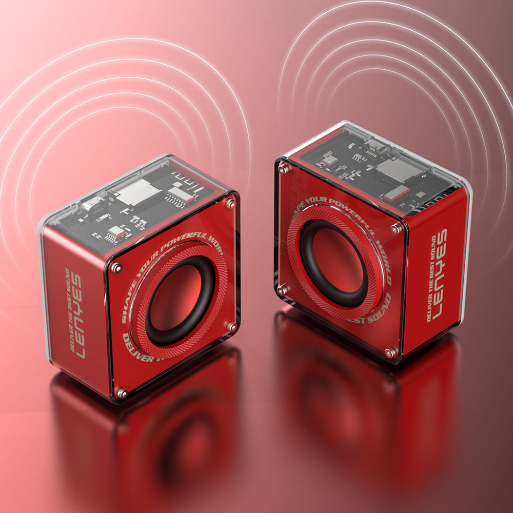 Lenyes S222 Mini TWS Kablosuz Bluetooth Hoparlör v5.3 5W