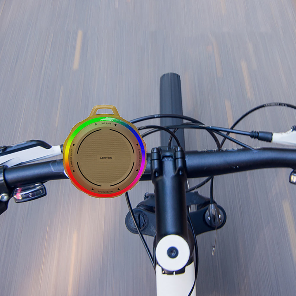 Lenyes S223 RGB Işıklı Askı Aparatlı Mini Bluetooth Speaker Hoparlör v5.3