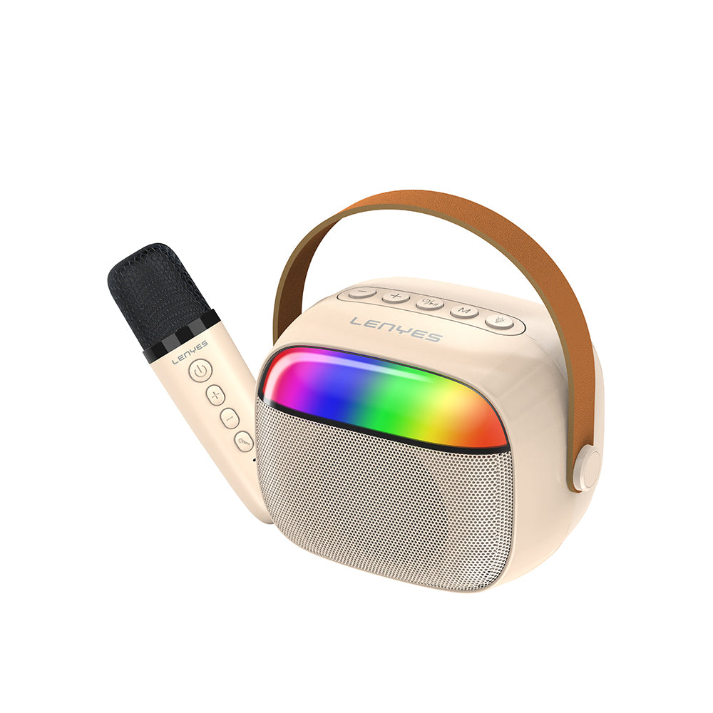 Lenyes S227 RGB Işıklı Askılı Mikrofonlu Bluetooth Speaker Hoparlör v5.3