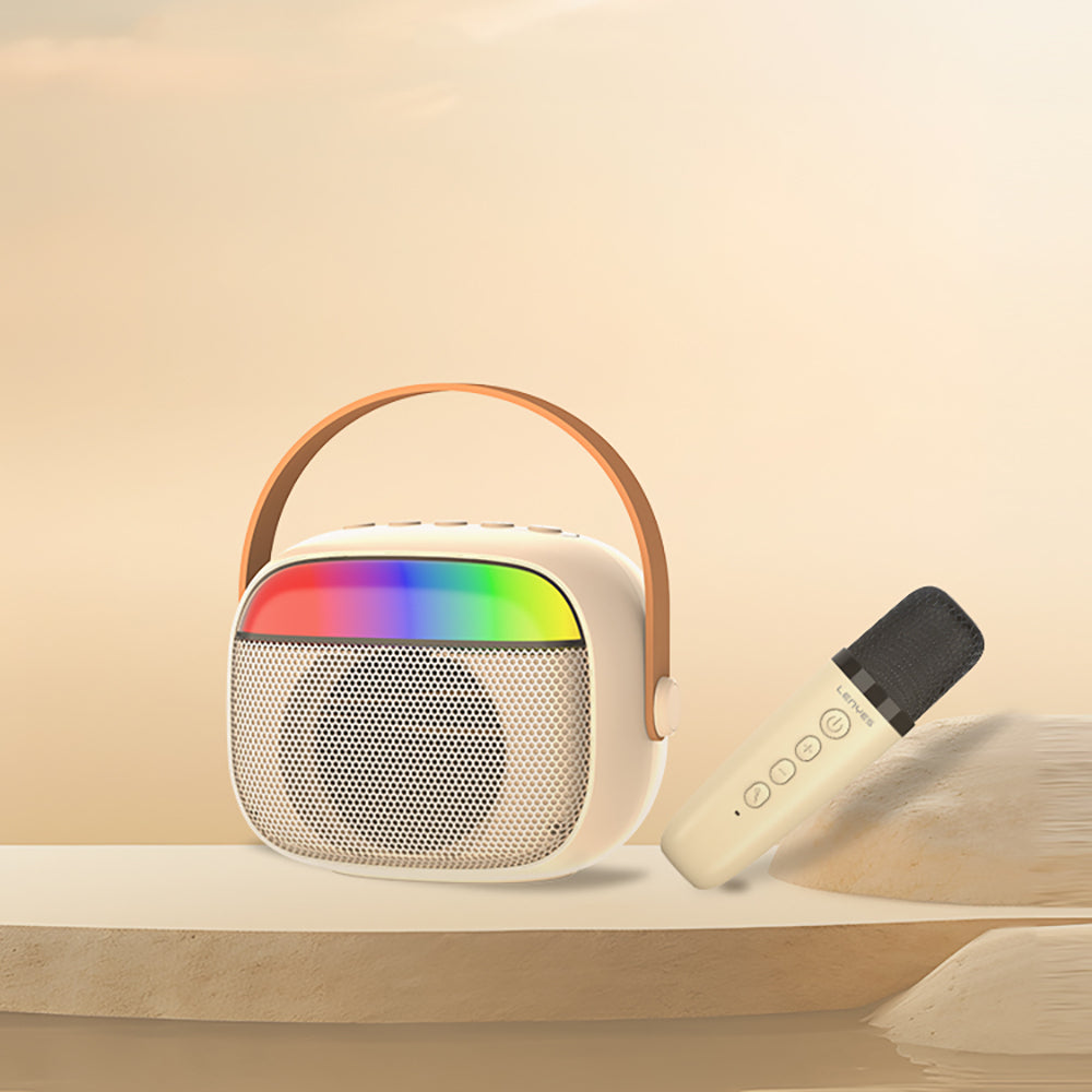 Lenyes S227 RGB Işıklı Askılı Mikrofonlu Bluetooth Speaker Hoparlör v5.3