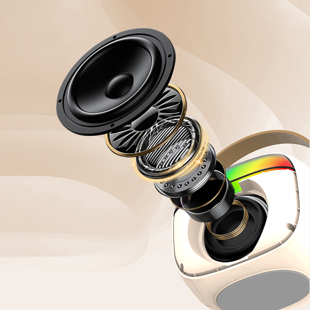 Lenyes S227 RGB Işıklı Askılı Mikrofonlu Bluetooth Speaker Hoparlör v5.3