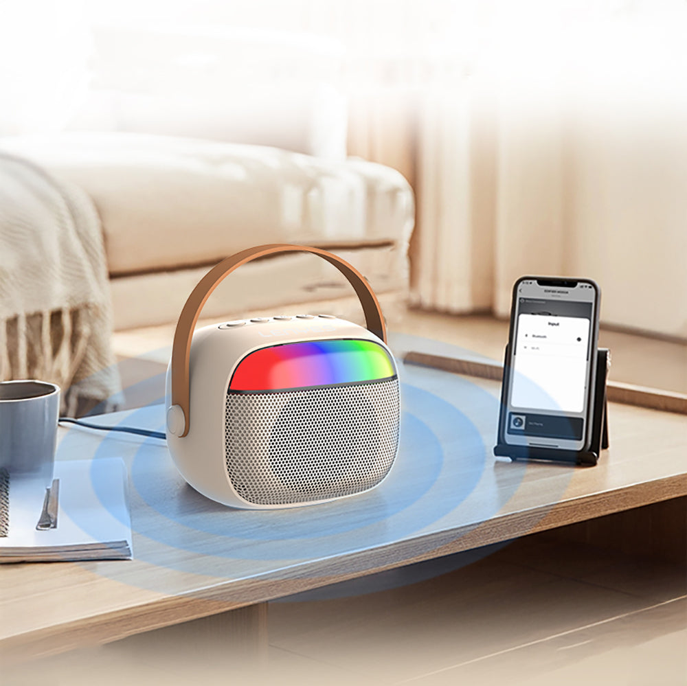 Lenyes S227 RGB Işıklı Askılı Mikrofonlu Bluetooth Speaker Hoparlör v5.3