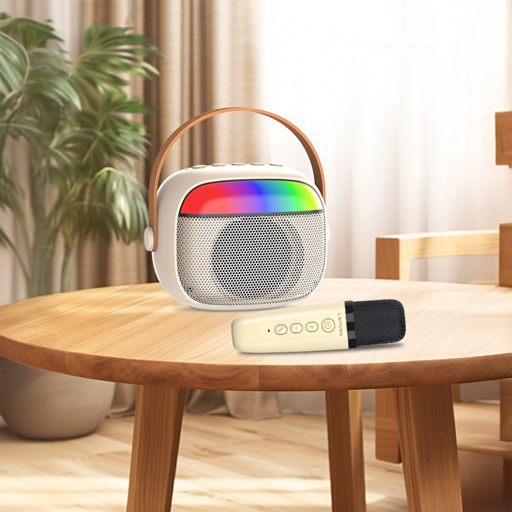 Lenyes S227 RGB Işıklı Askılı Mikrofonlu Bluetooth Speaker Hoparlör v5.3