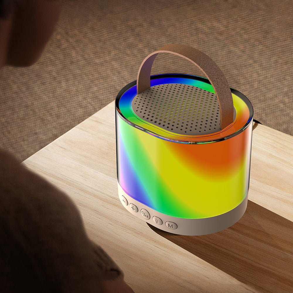 Lenyes S229 RGB Işıklı Askılı Mikrofonlu Bluetooth Speaker Hoparlör v5.3