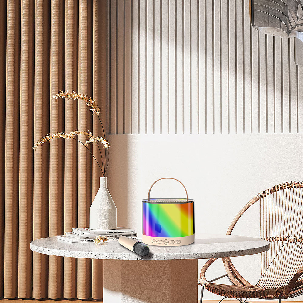 Lenyes S229 RGB Işıklı Askılı Mikrofonlu Bluetooth Speaker Hoparlör v5.3