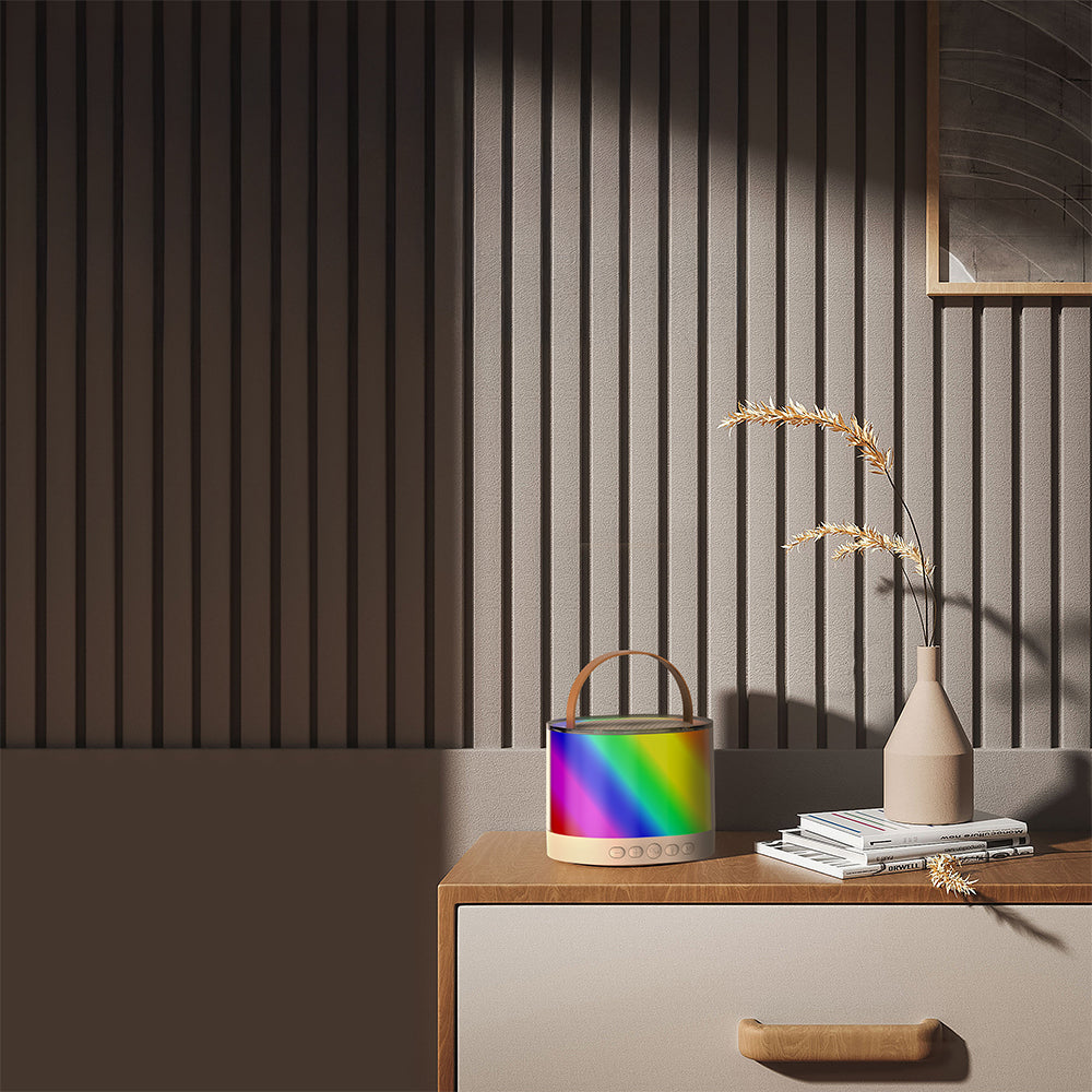 Lenyes S229 RGB Işıklı Askılı Mikrofonlu Bluetooth Speaker Hoparlör v5.3