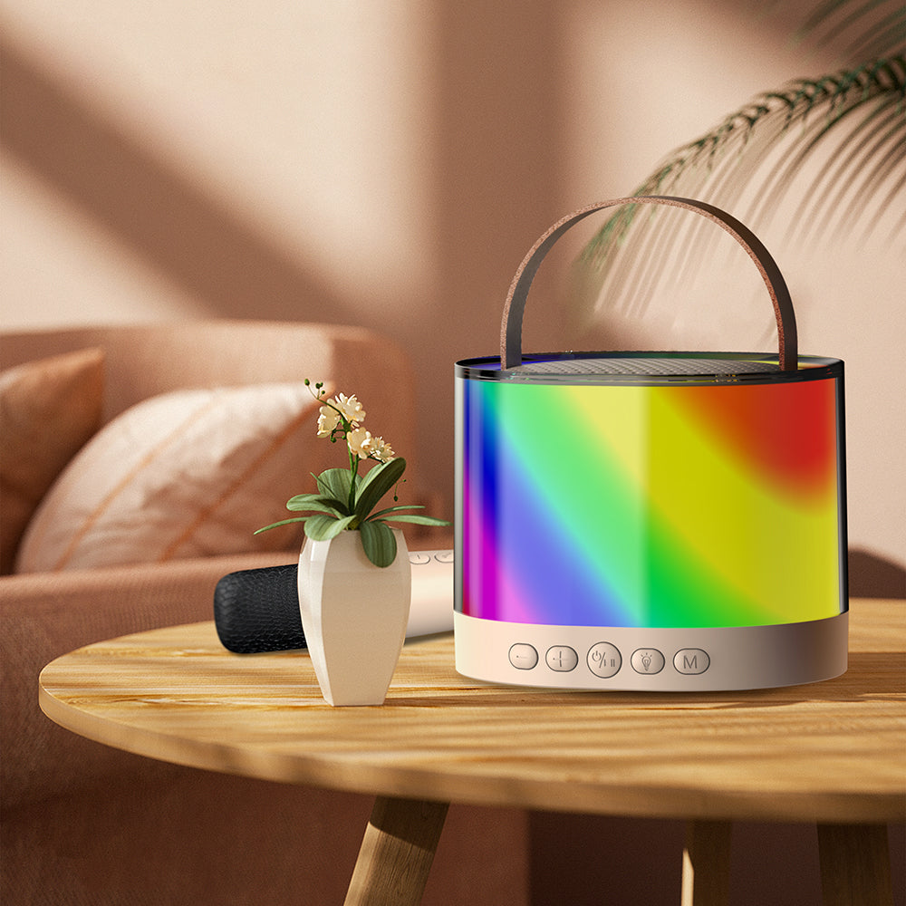 Lenyes S229 RGB Işıklı Askılı Mikrofonlu Bluetooth Speaker Hoparlör v5.3