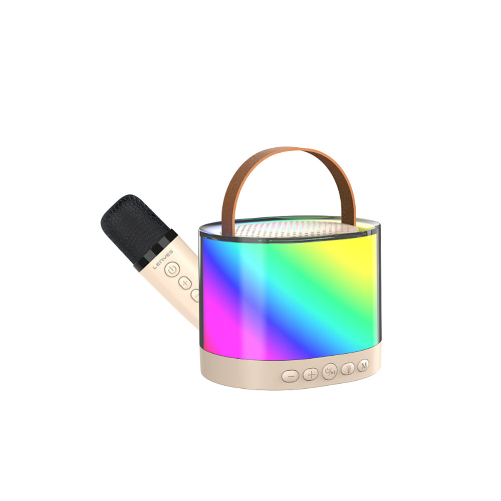 Lenyes S229 RGB Işıklı Askılı Mikrofonlu Bluetooth Speaker Hoparlör v5.3