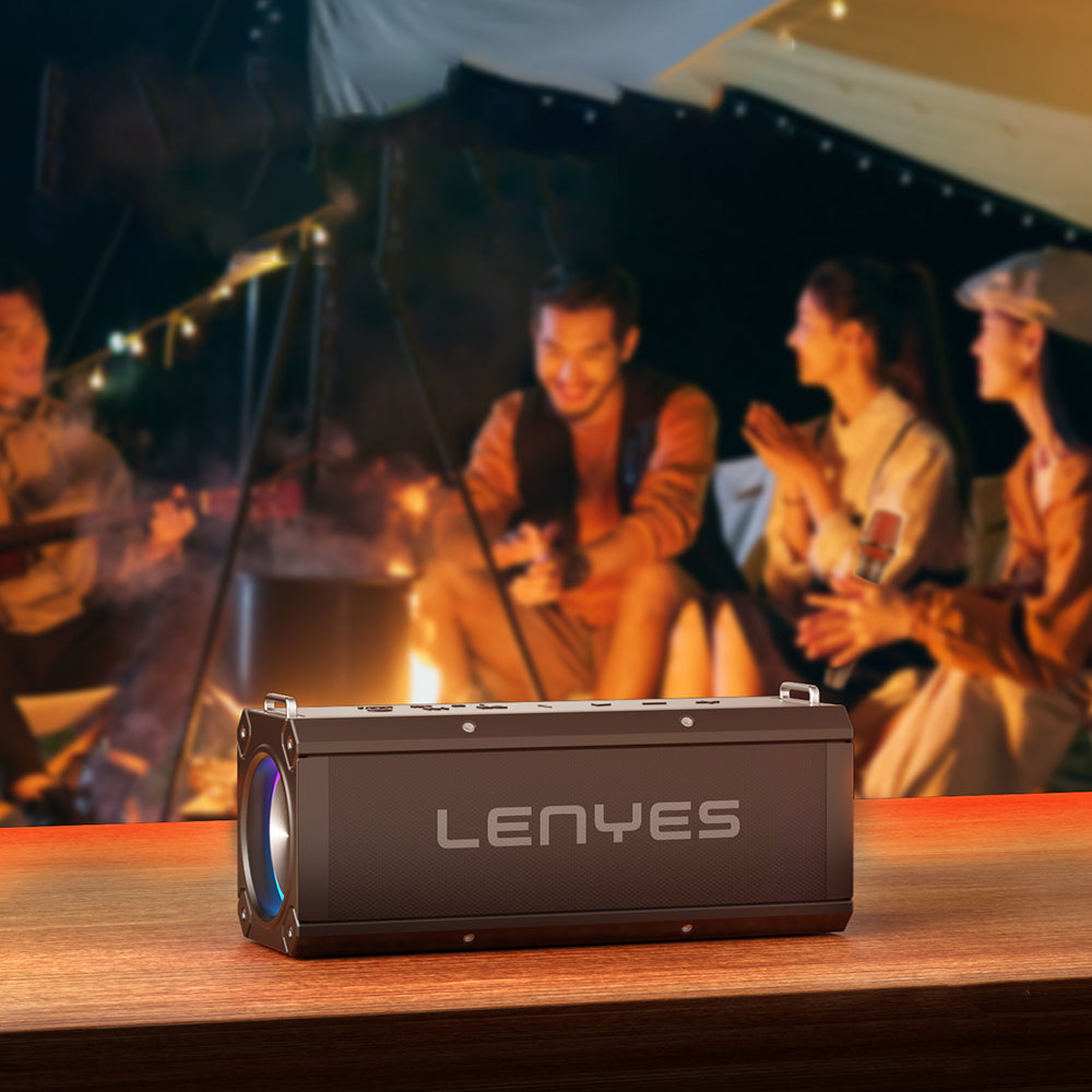 Lenyes S828 RGB Led Işıklı TWS Bluetooth Speaker Hoparlör v5.0