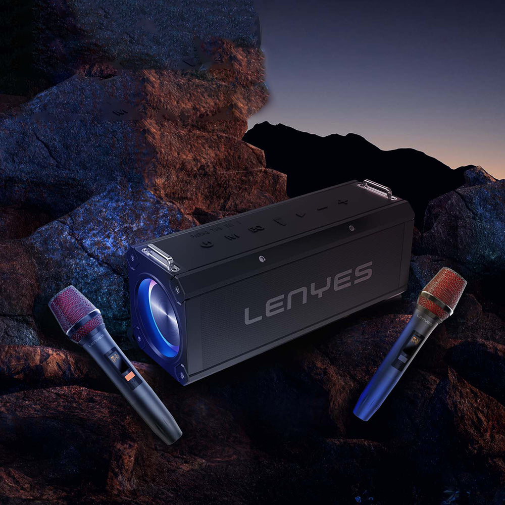 Lenyes S828 RGB Led Işıklı TWS Bluetooth Speaker Hoparlör v5.0