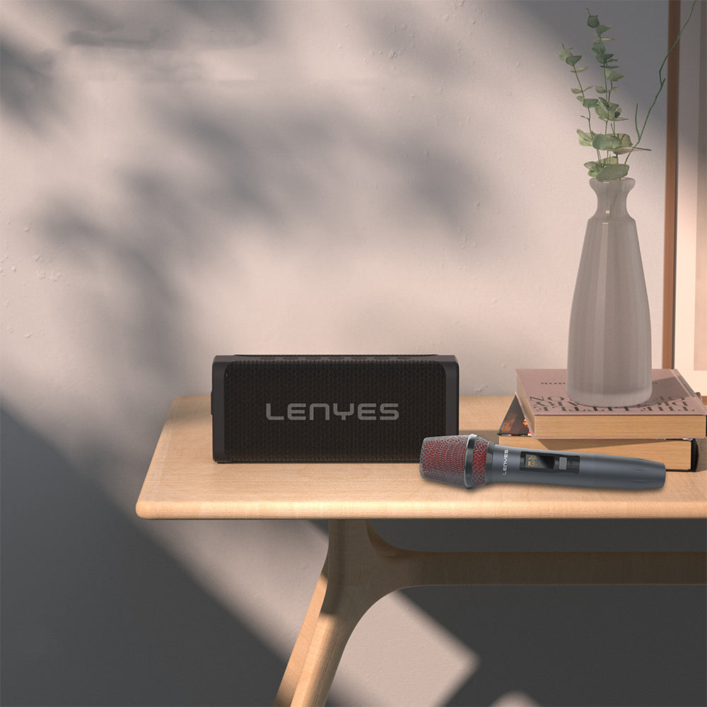 Lenyes S829 Karaoke Mikrofonlu Bluetooth Speaker Hoparlör v5.0