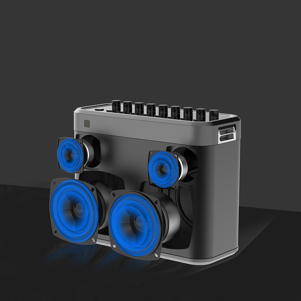 Lenyes S830 Mikrofonlu Çoklu Giriş TWS Karaoke Bluetooth Hoparlör v5.0 160W