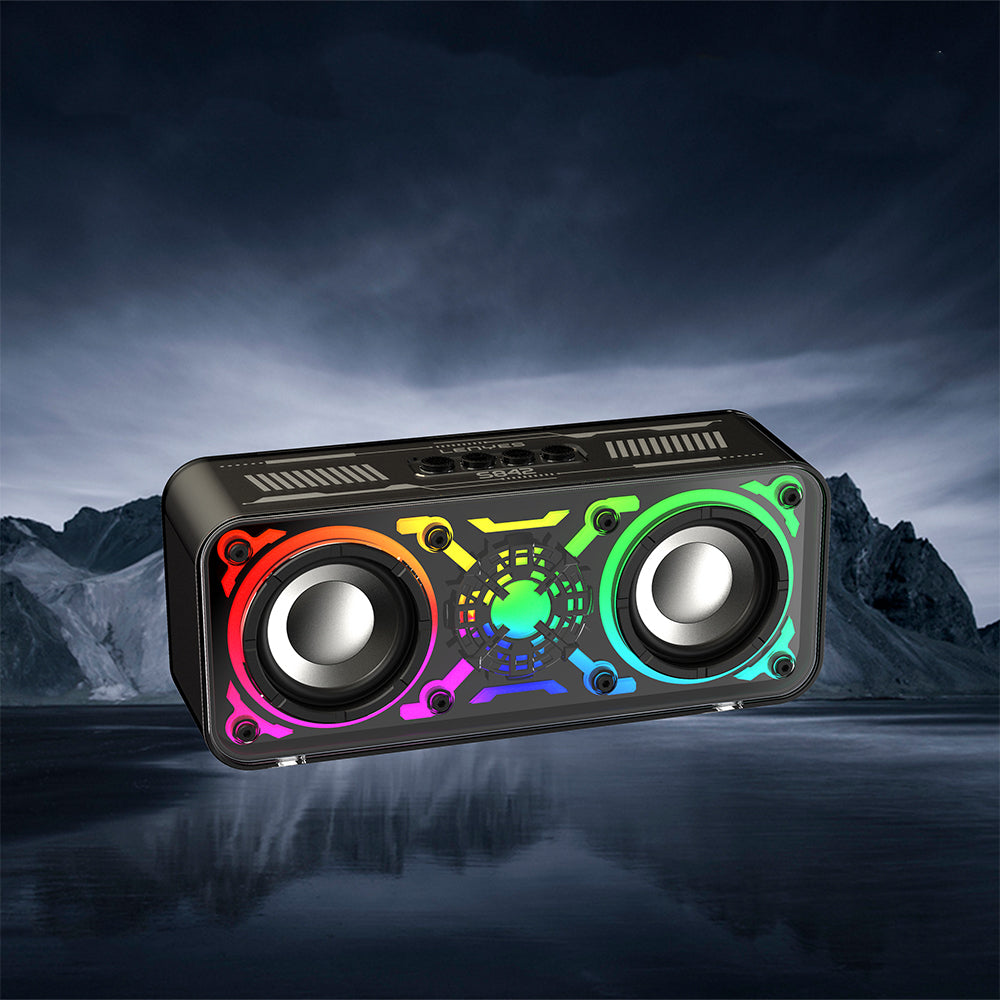 Lenyes S842 RGB Led Işıklı TWS Bluetooth Hoparlör v5.3 18W