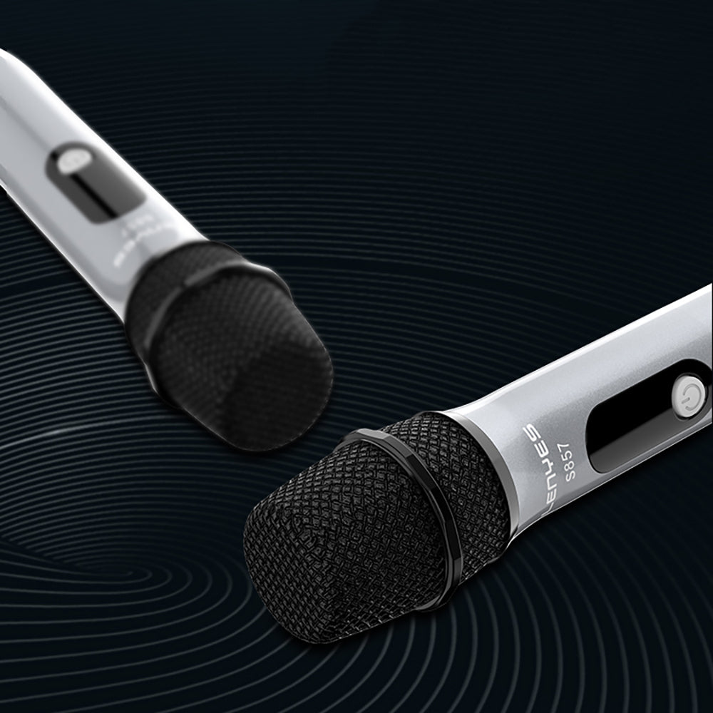 Lenyes S857 RGB Işıklı Çift Mikrofonlu Taşınabilir TWS Bluetooth Speaker Hoparlör v5.3