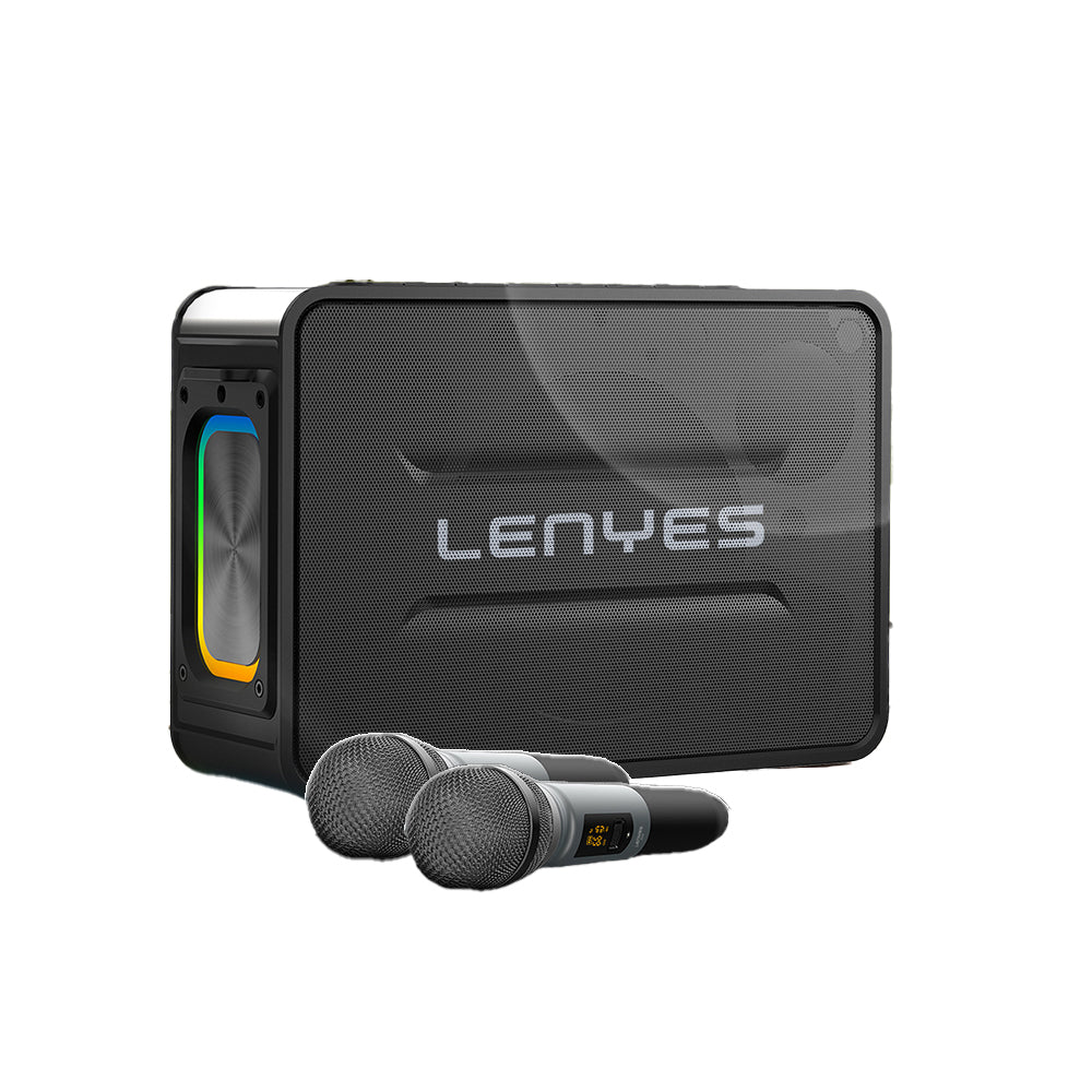 Lenyes S859 RGB Işıklı Çift Mikrofonlu TWS Bluetooth Speaker Hoparlör v5.3