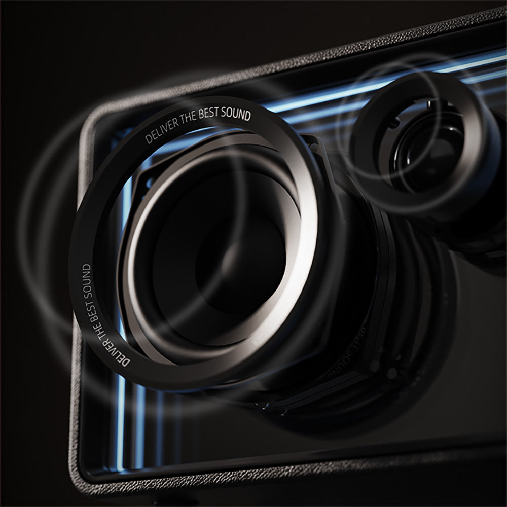 Lenyes S862 Su Geçirmez Mikrofonlu Çoklu Giriş Karaoke Bluetooth Hoparlör v5.3 120W