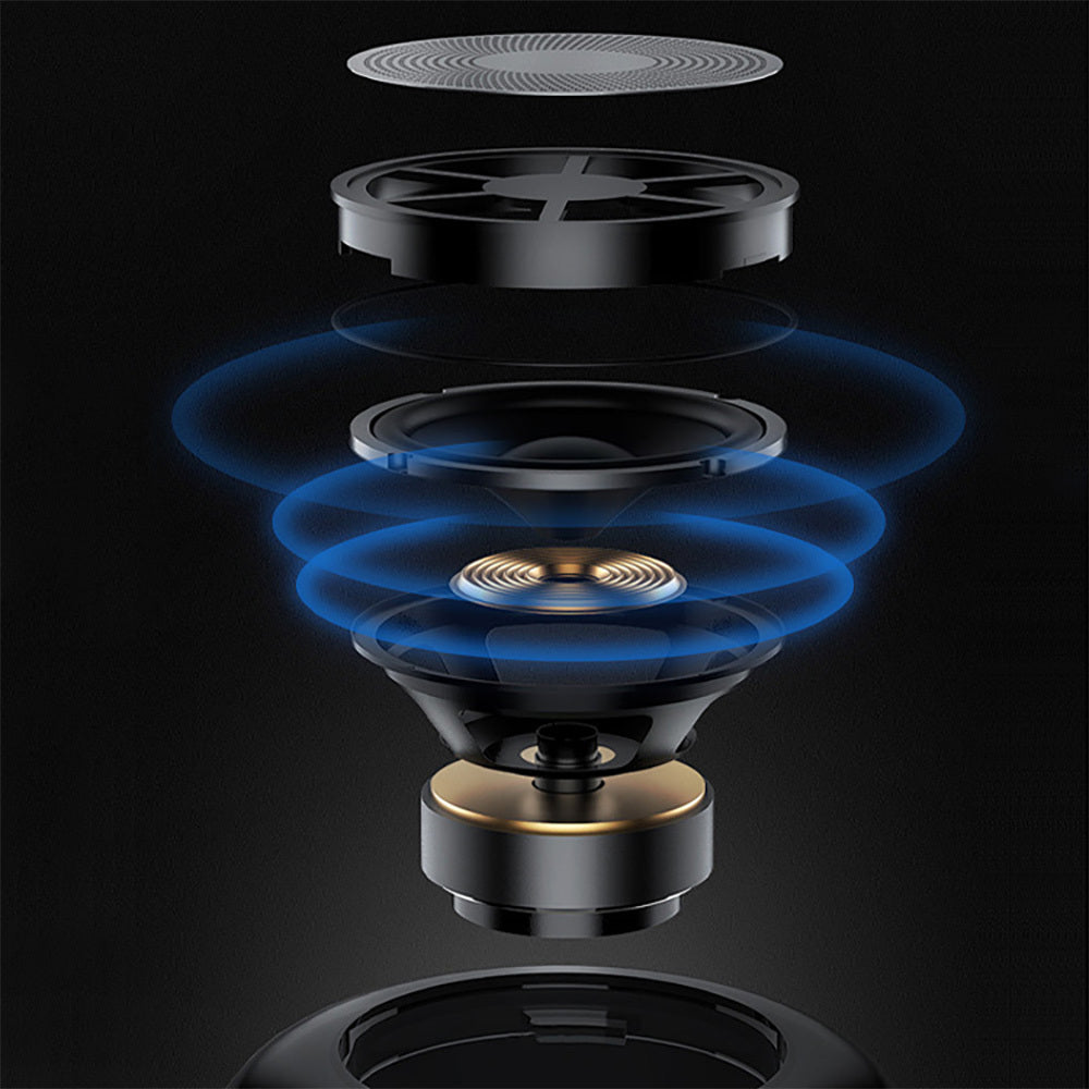 Lenyes S865 Luminous Serisi Su Geçirmez Çoklu Giriş RGB Işıklı TWS Bluetooth Hoparlör v5.3 40W