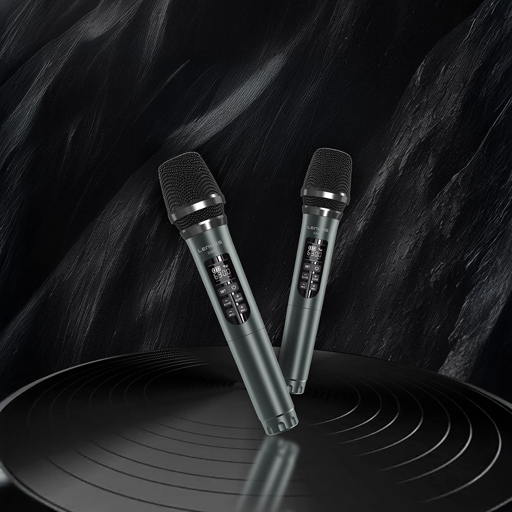 Lenyes S869 RGB Işıklı Çift Mikrofonlu Taşınabilir Bluetooth Hoparlör v5.3